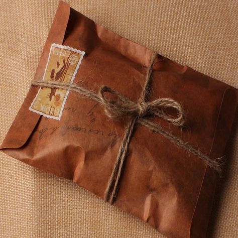 50Pcs/Lot 11*16cm Vintage Old Style Paper Envelope Brown Kraft Paper Bag For Invitation Small Gift Card Retro Postcard Letter-in Paper Envelopes from Office & School Supplies on Aliexpress.com | Alibaba Group Fire Painting, Brown Kraft Paper, Paper Envelope, Card Gift, Scrapbooking Paper, Bag Packaging, Paper Envelopes, Mail Art, Brown Kraft