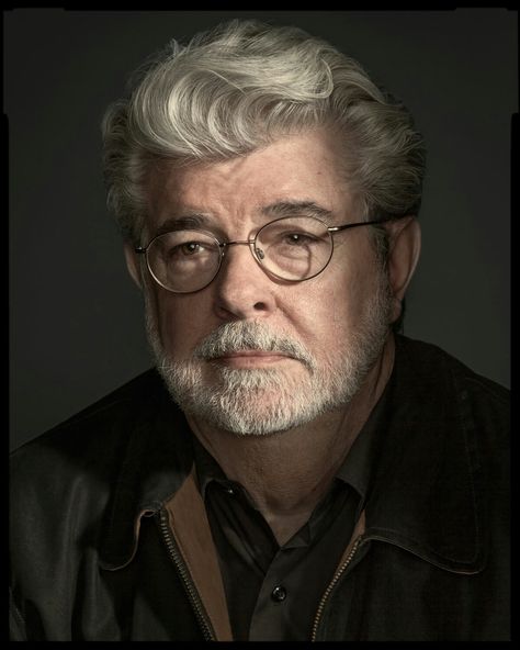 George Lucas Dan Winters Photography, Dan Winters, George Lucas Star Wars, Happy Birthday George, Danny Elfman, Richest Celebrities, Historical Movies, Movie Directors, Older Man