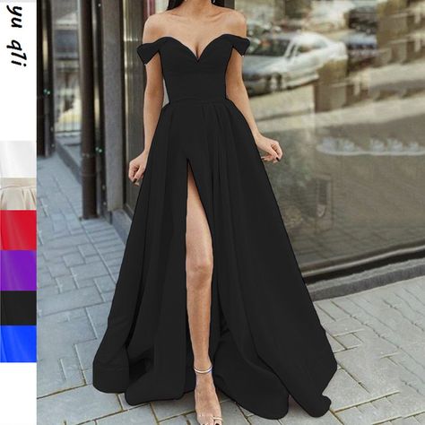 Deep V Neck Dress, Evening Party Gowns, Club Party Dresses, Split Maxi Dress, Backless Maxi Dresses, Split Dress, Pageant Dresses, Evening Gowns Formal, Sleeveless Maxi Dress