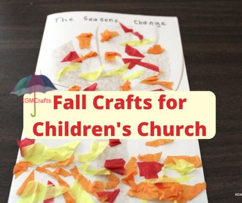 Fall Bible School Crafts, Fall Christian Crafts For Preschoolers, Preschool Fall Bible Crafts, Fall For Jesus Crafts For Kids, Church Fall Crafts, Church Fall Crafts For Kids, Fall Bible Crafts For Preschool, Fall Craft Ideas For Kids Church, Pumpkin Church Crafts For Kids