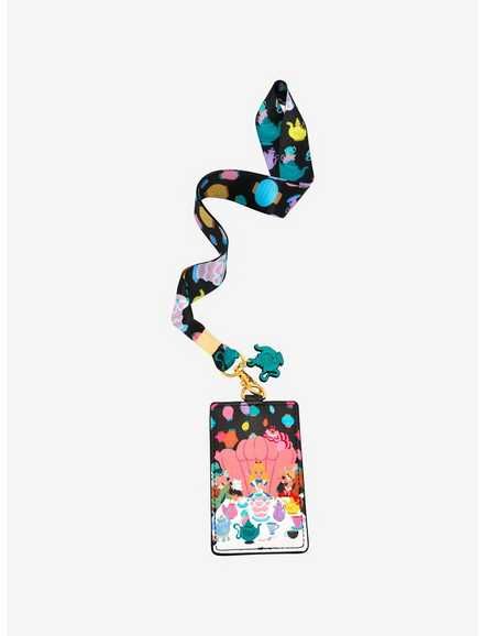 Loungefly Disney Alice In Wonderland Lanyard With Cardholder, Alice In Wonderland Merch, Disney Alice In Wonderland, Loungefly Disney, Disney Alice, Hot Topic, Alice In Wonderland, Lanyard, Card Holder, Architecture