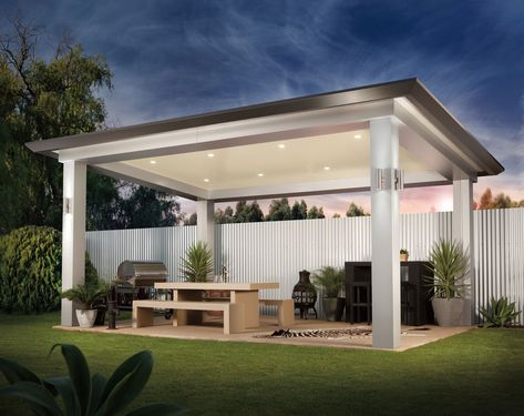 Alfresco Ideas Australia, Pool Gazebo, Outdoor Living Patios, Modern Gazebo, Outdoor Covered Patio, Carport Designs, Outdoor Pavilion, Backyard Privacy, Backyard Pavilion