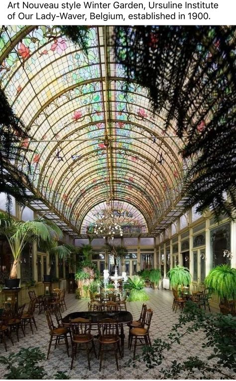 Glass House, Ancient Cities, Winter Garden, Interior Art, Outdoor Design, Our Lady, Botanical Gardens, Garden Furniture, The Winter