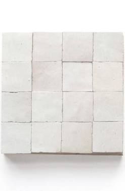 Groutless Tile, Square Tile Bathroom, Zellige Tile Bathroom, Square Tile Backsplash, Handmade Tile Kitchen, Handmade Tile Backsplash, Moroccan Tile Backsplash, White Moroccan Tile, White Square Tiles