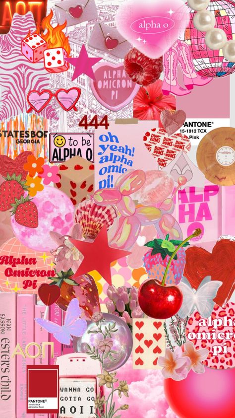 #aoii #alphao #alphaomicronpi Panda Hug, Collage Creator, Alpha Omicron Pi, Big Little Reveal, Scrapbook Book, Visual Board, Junior Year, Cute Wallpaper For Phone, Brand Board