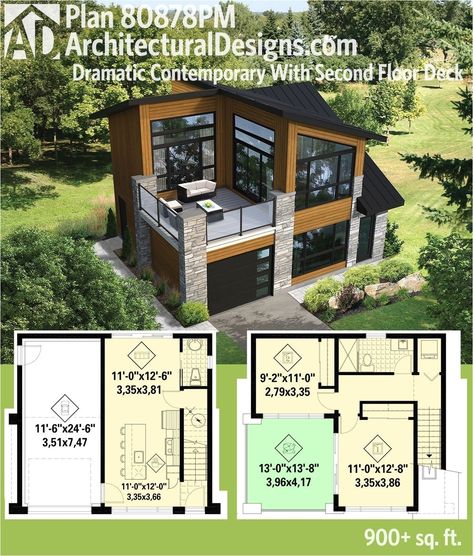 House Plans Under 50k to Build | BradsHomeFurnishings Small Modern House Plans, Sims 4 House Ideas, Carriage House Plans, Small Modern House, Best Modern House Design, Small Modern Home, Casas The Sims 4, House Construction Plan, Construction Plan