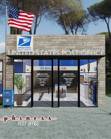 Sims 4 Post Office, Ts4 Door Cc, Sims 4 Walmart, Sims 4 Lots Cc Patreon, Sims 4 Cc Computer Functional, Sims 4 Urban Cc Furniture, Sims Blender, Sims 4 Office, Afro Hair Sims 4 Cc