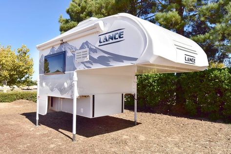 The Lance 650 Truck Camper is a half-ton truck owner's RV dream. It provides comfort and class from one of the most high-quality brands on the market. Lance's Smallest Truck Camper: The Lance 650 #rvlife #rvliving #rvlifestyle #lancetruckcamper #lance650 #truckcamper Small Truck Camper, Lance Campers, Truck Campers For Sale, Bed For Sale, Hatch Cover, Rv Dreams, Slide In Camper, Truck Bed Camper, Camper Shells