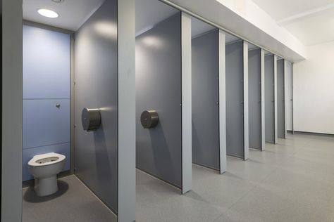 Neutral Toilet, Gender Neutral Toilets, Neutral Bathrooms, Gender Neutral Bathrooms, Unisex Toilets, Ladies Bathroom, Toilet Cubicle, Neutral Design, Cubicle