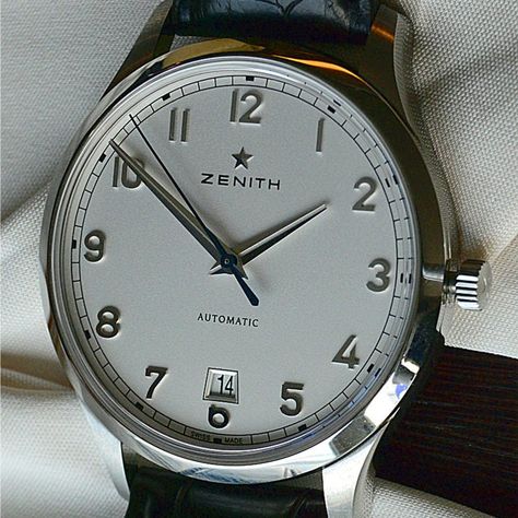 Watch Strap Ideas, Zenith Watches, Nice Watch, Aviator Watch, Watch Companies, Stylish Watches, Men's Watches, Luxury Watches For Men, Urdu Quotes