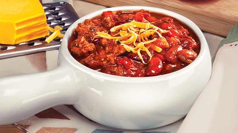 Are you looking for an out-of-this-world chili recipe? Look no further. Basic Chili Recipe, Penzeys Recipes, Basic Chili, Penzeys Spices, Best Chili, Soups Stews Chilis, Chili Recipe Turkey, Best Chili Recipe, Spice Recipes