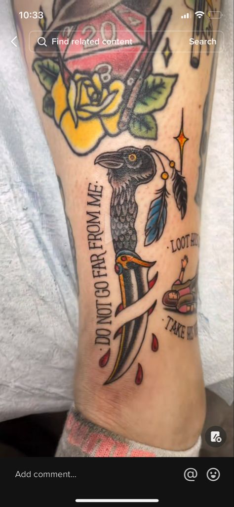 **found on tik tok** not mine vox machina vex and vax tattoo Vox Machina Tattoo Ideas, Vox Machina Tattoo, Vex'alia Vox Machina, The Legend Of Vox Machina Pike, Pike Trickfoot Vox Machina, Vox Machina Vaxleth And Keyleth, Vox Machina, Tattoo Inspo, Not Mine