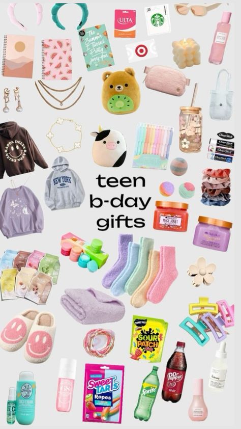 Good Teen Christmas Gifts, Girly Bday Gifts, Things To Get For Your Best Friends Bday, Preppy Bday Wishlist, Birthday Gifts Preppy, Stuff I Want For My Birthday, Preppy Gifts For Teens, Preppy Stuff To Get For Your Birthday, Girly Birthday Gifts