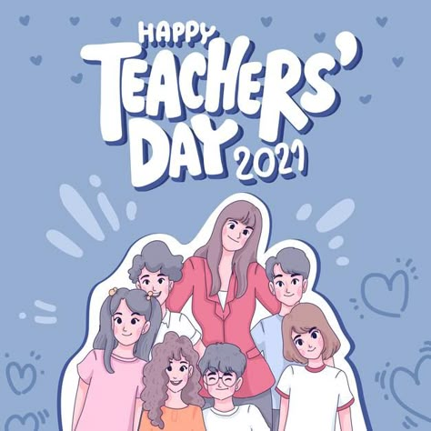 Happy Teacher Day Poster, Teachers Day Poster Design Creative, Teacher Day Design, Poster Hari Guru Aesthetic, Hari Guru Poster, Teacher Day Poster Design, Teachers Day Poster Design, Happy Teachers Day Poster, Teacher Day Drawings Ideas