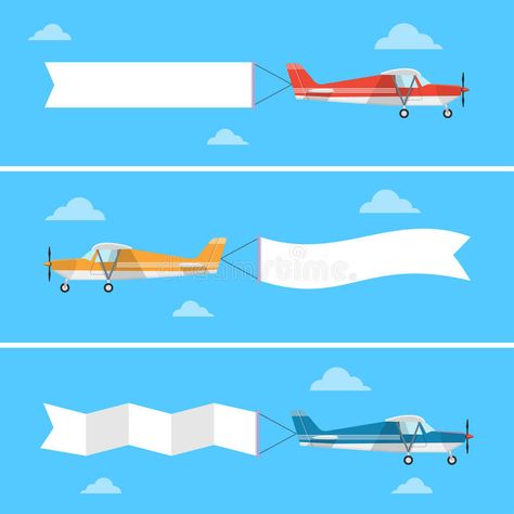 Plane With Banner, Banner Sketch, Banner Photos, Plane Vector, Airplane Banner, Feather Icon, Compass Icon, Congratulations Banner, Triangle Banner