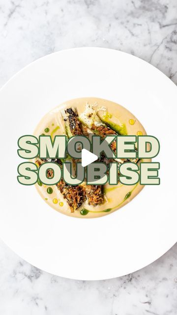 HERD by Will Murray & Jack Croft on Instagram: "🧅 Sauces Like a Chef, Episode 18 Smoked Soubise Ingredients: 5 leek tops (green parts) 6-8 thyme stalks 20g butter 2 large onions thinly sliced, skins and trim reserved 350ml double cream Salt, pepper, nutmeg Method: 1. Heat the cream to boiling point. 2. Meanwhile, blacken the leeks, onion trimmings and thyme under a grill, on a barbecue, with a blowtorch or on an open gas flame until thoroughly charred. 3. Add the charred vegetables to the cream and leave to infuse. 4. Melt the butter in a heavy-based pad and stir in the sliced onions with a pinch of salt. 5. Cook down gently, place a cartouche on top and leave to sweat until soft and sweet but not browned (about 20 minutes). 6. Strain in the infused cream, a good grating of nutmeg and Charred Leeks, Soubise Sauce, Charred Vegetables, Grilled Leeks, Double Cream, Boiling Point, A Chef, Leeks, Dipping Sauce