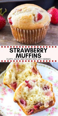 Muffins Strawberry, Decadent Cheesecake, Strawberry Muffin Recipes, Recipe Cheesecake, Homemade Snickers, Heath Bars, Cheesecake Dessert, Simple Muffin Recipe, Cookies Bars