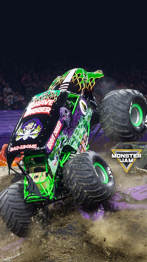 Monster Jam Wallpaper, Monster Truck Wallpaper, Abandoned Nature, Monster Truck Art, Monster Truck Jam, Big Monster Trucks, Monster Jam Birthday, Truck Wallpaper, Go Busters