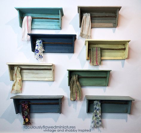 Miniature Shelves Diy, Country Kitchen Shelves, Dollhouse Shelf, Dollhouse Furniture Kits, House Shelves, Handmade Dollhouse, Mdf Crafts, Doll House Plans, Diy Doll Miniatures