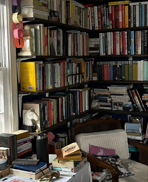 Library Bedroom, Bookstore Cafe, Dream Library, Messy Room, Home Libraries, Book Study, Home Library, Book Shelf, I Love Books