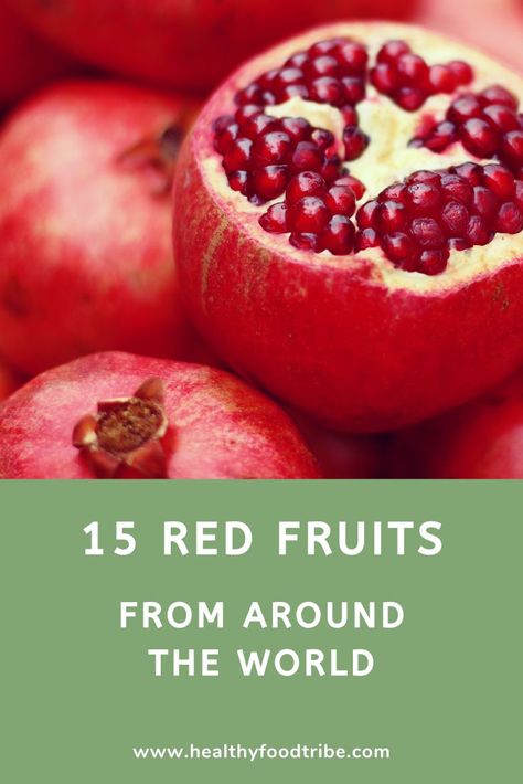 15 Red Fruits From Around the World Red Fruits And Vegetables, Fruit List, Unique Fruit, Fun Fall Activities, Types Of Fruit, Fall Activities, Red Food, Red Fruit, Blood Pressure