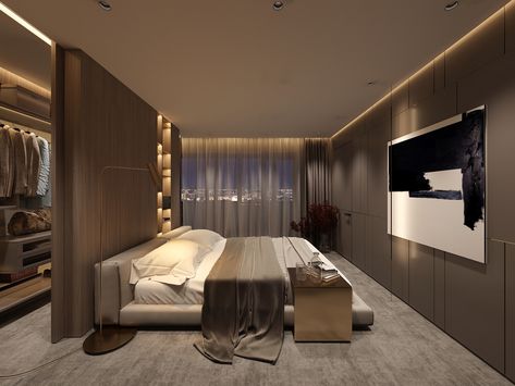 Hotel Bedroom Design, Modern Luxury Bedroom, Luxury Bedroom Design, Bedroom Closet Design, Luxury Bedroom Master, Modern Bedroom Design, Room Design Bedroom, Bedroom Layouts, Closet Space