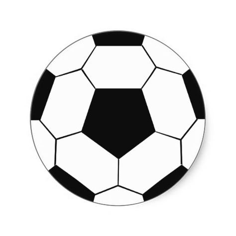 Soccer Ball Round Sticker Soccer Ball Printable Free, Printable Soccer Ball Template, Free Soccer Ball Svg Files For Cricut, Soccer Ball Cartoon, Soccer Ball Sticker, Soccer Banquet, Printable Props, Boys Cake, Photobooth Props Printable