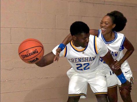 Yvonne Orji and Emmanual Acho Love And Basketball Costume, Black Basketball Couples, Black Couple Halloween Costumes Relationship Goals, Basketball Couple Pictures, Basketball Relationships, Basketball Relationship Goals, Basketball Costume, Celebrity Couple Costumes, Basketball Couples