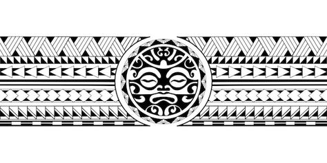 Vektor polynesisches tattoo-design um de... | Premium Vector #Freepik #vector #maori #schablone #nahtlos #seamless-pattern Maori Tattoo, Tattoo Design, Seamless Pattern, Premium Vector, Tattoo Designs, Tattoos, Pattern, Design