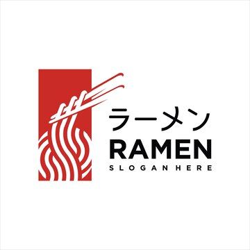 Ramen Logo Design Ideas, Japanese Restaurant Logo Design, Ramen Logo Design, Japanese Logo Design Inspiration, Ramen Branding, Japanese Branding Design, Asian Restaurant Logo, Chinese Food Logo, Japan Logo Design