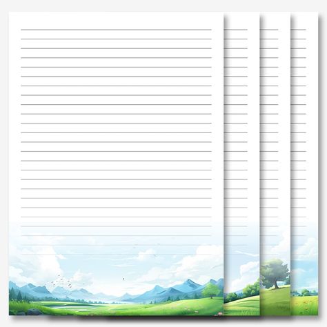 Jw Letter Writing Paper, Jw Letter Writing, Letter Writing Paper, Printable Letters, Stationery Items, Letter Writing, Writing Paper, Etsy Printables, Stationery Design