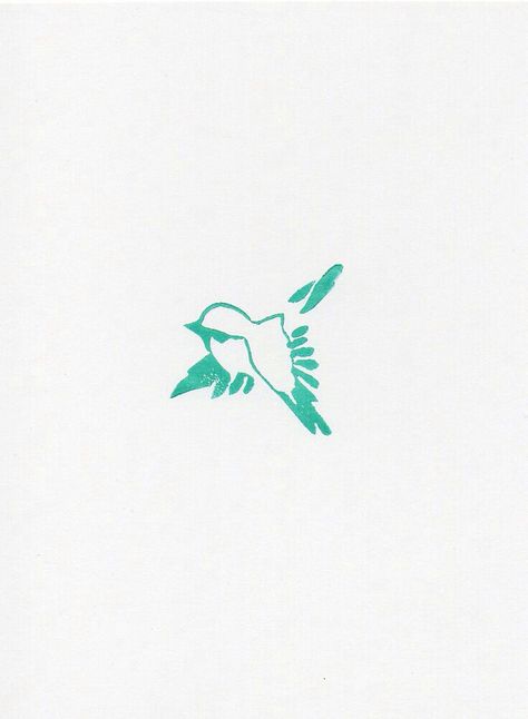 Bird Stamp Tattoo, Robin Tattoo, Bluebird Tattoo, Woodblock Printmaking, Tattoo Simple, Printmaking Art, Tattoo Project, Bird Art Print, Dream Tattoos