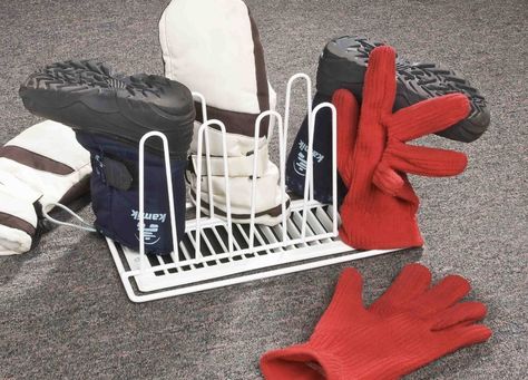 Mit And Boot Drying Rack Boot Drying Rack, Glove Dryer, Diy Mittens, Heat Registers, Boot Dryer, Welded Metal Projects, Shoe Organizers, Creative Valentines, Diy Valentines Crafts