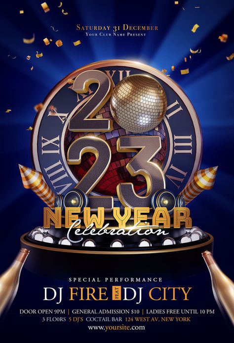 2023 Vector, Background 2023, Celebration Poster, Gold Design Background, Gold Poster, Money Sign, New Years Poster, New Year Designs, Powerpoint Word