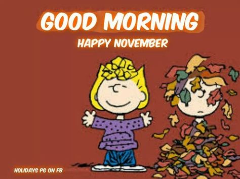 Happy November... Pile Of Leaves, Sally Brown, Peanuts Cartoon, Snoopy Love, Charlie Brown Peanuts, Charlie Brown And Snoopy, Fabulous Fall, Happy Fall Y'all, Peanuts Gang