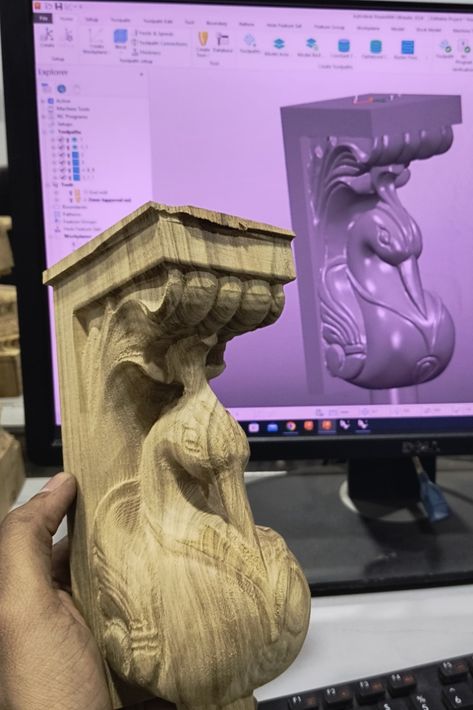 CNC Wood Carving Sculpture Art 
#CNC #Wood #Carving #3D #Art Wood Carving Sculpture, Cnc Wood Carving, Carving Sculpture, Cnc Wood, Wood Carving, 3d Printer, 3d Art, Sculpture Art, 3 D