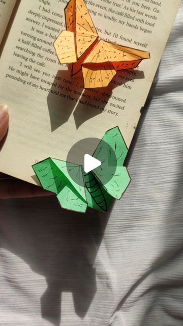 Butterfly Bookmark, Origami Bookmarks, Cute Butterfly, Please Do, Diy Gift, Origami, In This Moment, Quick Saves, Instagram