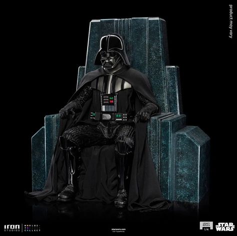 Darth Vader Statue, Dark Throne, Sith Empire, Dark Power, Greatest Villains, Dark Lord, Obi Wan Kenobi, Star Wars Darth Vader, Anakin Skywalker