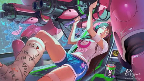 ArtStation - dva, KLYN007 007 Dva Aesthetic, Diva Overwatch, D.va Icons, D.va Wallpaper, D.va Art, Overwatch Icons, Dva Overwatch, D Va Overwatch, D.va Overwatch