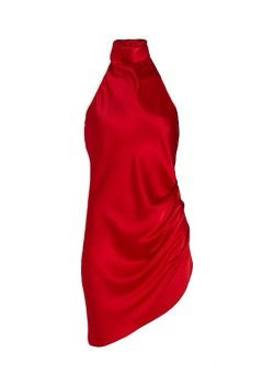 Samba Dress, Red Halter Dress, Amanda Uprichard Dress, Amanda Dress, Amanda Uprichard, Halter Mini Dress, Hoco Dresses, Red Mini Dress, Satin Silk