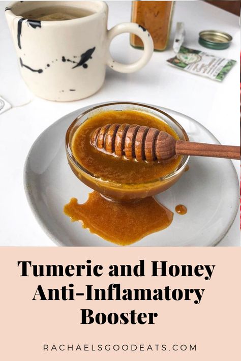 Honey And Turmeric, Tumeric And Honey, Cooking With Turmeric, Inflammation Foods, Inflammation Recipes, Turmeric Juice, Anti Inflammation Recipes, Turmeric And Honey, Turmeric Recipes