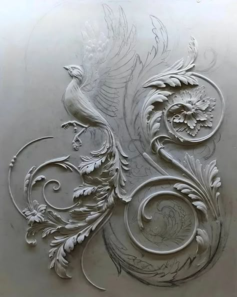 Dry Wall Art, Baroque Sculpture, 3d Wall Art Sculpture, Drywall Art, Dry Wall, Relief Art, Small Canvas Paintings, Plaster Wall Art, Canvas Drawing