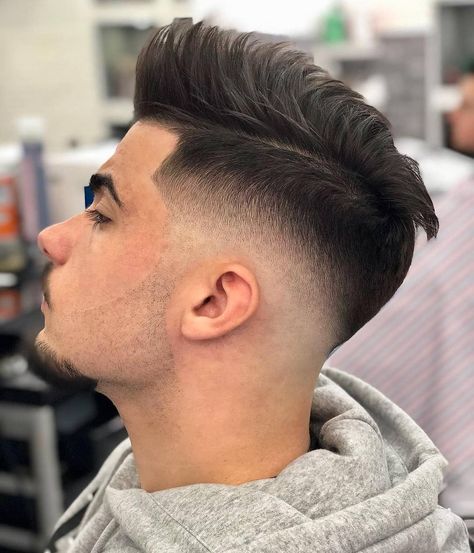 Find Your OWN Look at barbarianstyle.net #beauty #Men's+Hairstyles #Men's+Beauty #haircuts #hairstyles Medium Length Hair Men Undercut, Dreads With Undercut, Fohawk Haircut, Men Undercut, Pompadour Haircut, Drop Fade Haircut, Drop Fade, Comb Over Haircut, Crop Haircut