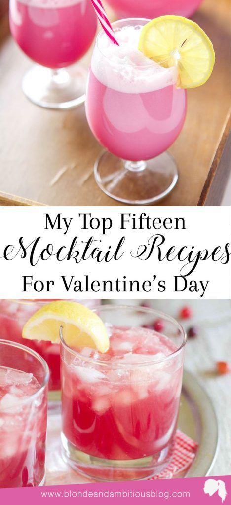 Best Mocktail, Valentine Drinks, Cocktail Pink, Mocktail Drinks, Mocktail Recipes, Alcoholic Cocktails, Pink Cocktails, Fancy Drinks, Mocktail Recipe