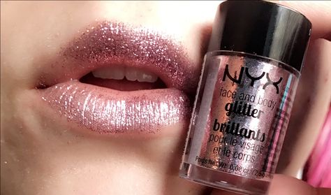 Tried out NYX's body and face glitter brilliants, I'm pleasantly surprised! Nyx Glitter, Face Glitter, Nyx, Nail Polish, Glitter, Nails, Makeup, Beauty, Make Up