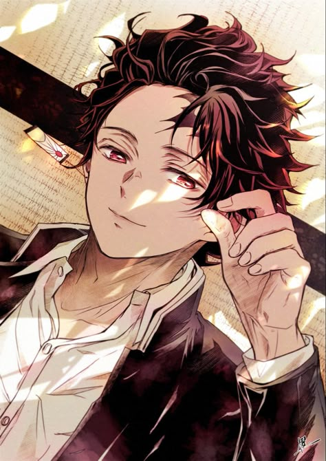 Demon Slayer Twitter, Tanjiro X Reader, Yandere Tanjiro, Tanjiro Fanart, Natsuki Hanae, Slow Burn Romance, Black Roses Wallpaper, Kamado Tanjirou, Kamado Tanjiro