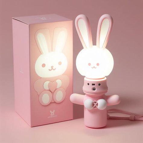 Lightsticks Fanmade, Lightstick Kpop, Kpop Lightstick, Kpop Ideas, Cute Bunny, Bunny Rabbit, Girl Group, ? Logo, Quick Saves