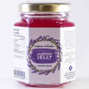 Lavender Jelly Recipe, Canning Room, Creative Canning, Lavender Jelly, Jelly Food, Edible Lavender, Lavender Jam, Jelly Maker, Wine Jelly