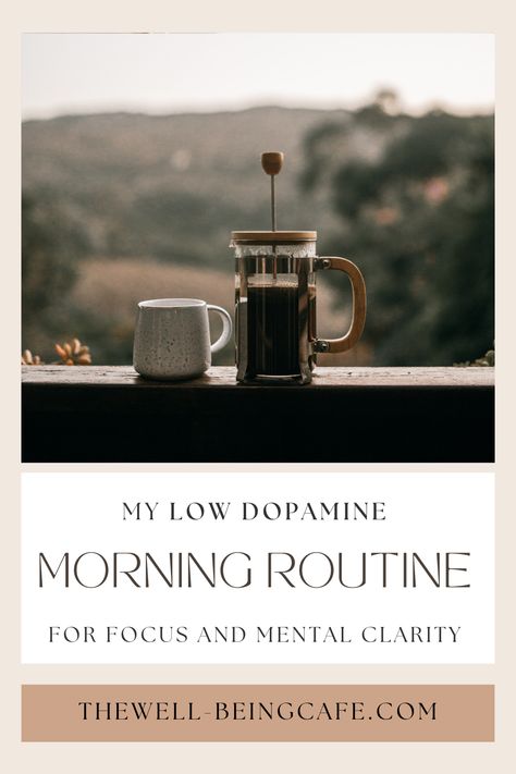 Are you struggling to focus on your difficult tasks throughout the day? This low dopamine morning routine will help set you up for success! Slow Living Morning Routine, Morning Rituals Daily Routines, Low Dopamine Morning Routine, Low Dopamine, Slow Morning Routine, Productivity Routine, Psych 101, Life Cheats, Morning Routine Productive