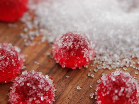 Homemade Gumdrops recipe from Ree Drummond via Food Network (Season 12/Christmas Goodies) Gumdrops Recipe, Homemade Gumdrops, Gumdrop Recipe, Ree Drummond Recipes, Cherry Cookies, Christmas Candy Recipes, Pioneer Woman Recipes, Chocolate Candy Molds, Ree Drummond